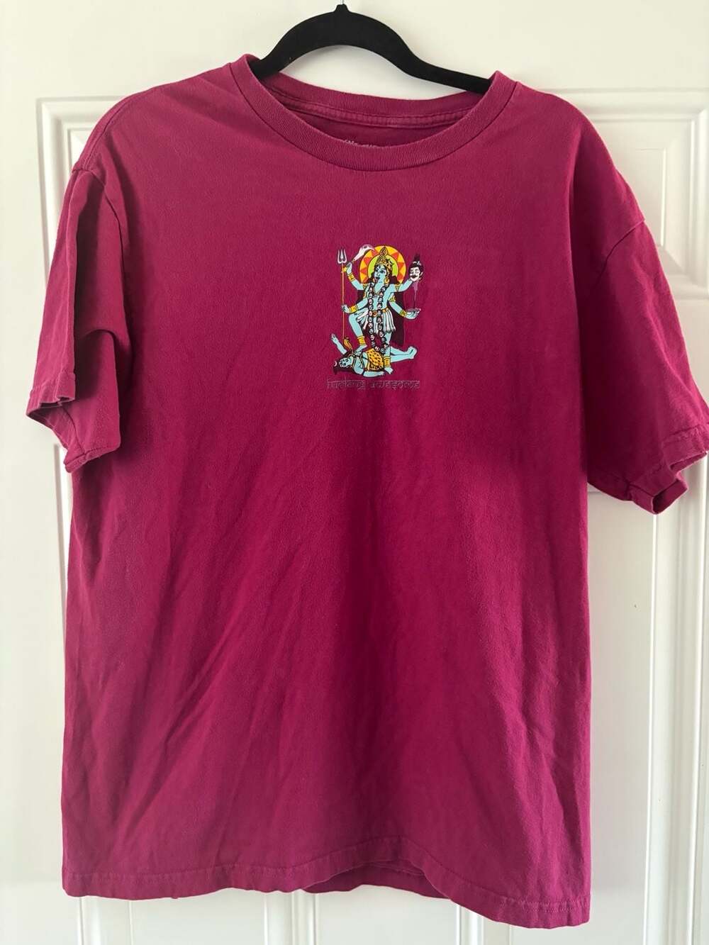 Fucking Awesome Kali Hindu Goddess Graphic T-Shirt Size Large